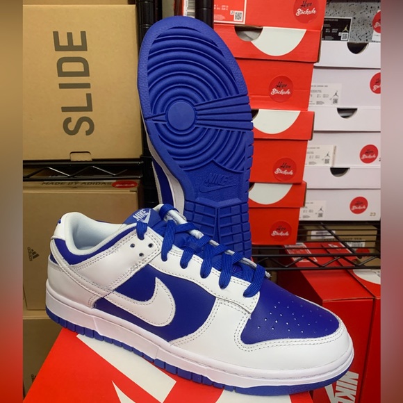 Nike Dunk Low Retro Racer Blue White Shoes DD1391-401 Men's Sizes - Picture 3 of 10
